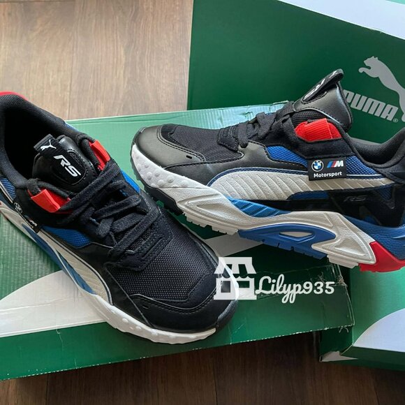 NWT PUMA x BMW Men Motorsport RS-X³ Motorsport Sneakers SIZE 8 - Picture 2 of 6